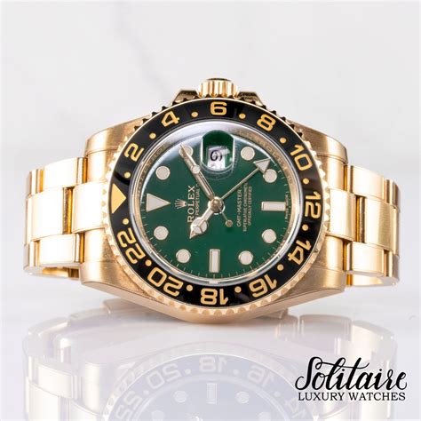 rolex full gold gmt with jade dial